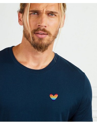 T-shirt coeur LGBT (brodé) de la marque