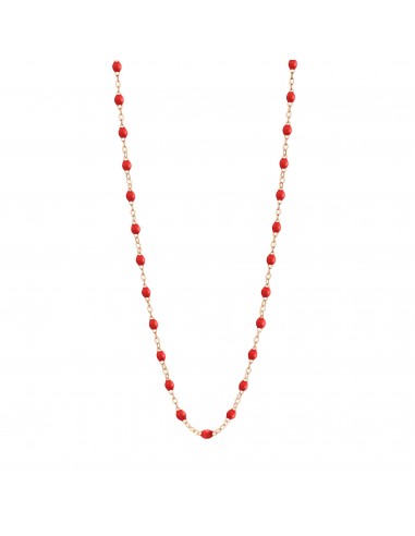 Collier Classique Gigi, 42 cm, Or Rose, Coquelicot en ligne