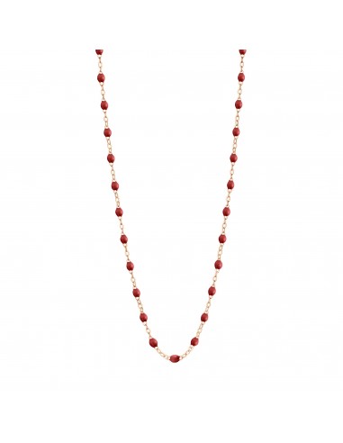 Collier Classique Gigi, 42 cm, Or Rose, Bordeaux ouvre sa boutique