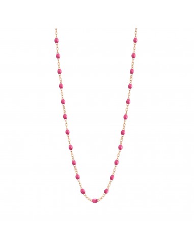 Collier Classique Gigi, 42 cm, Or Rose, Bonbon pas cher chine