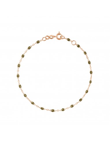 Bracelet Classique Gigi, 17 cm, Or Rose, Kaki des créatures d'habitude