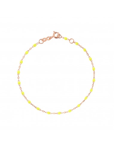 Bracelet Classique Gigi, 17 cm, Or Rose, Mimosa en linge