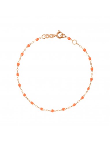 Bracelet Classique Gigi, 17 cm, Or Rose, Orange Comparez plus de prix