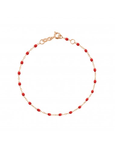 Bracelet Classique Gigi, 17 cm, Or Rose, Coquelicot la chaussure