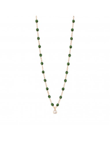 Collier Gigi Suprême, 42 cm, Or Rose, Scarabée, 1 diamant Amélioration de cerveau avec