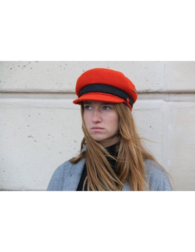 Carnac - Casquette de marin orange le concept de la Pate a emporter 