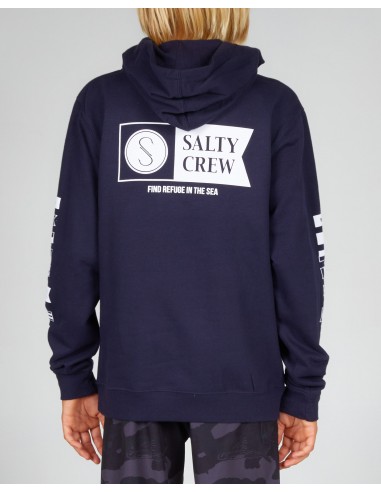 Alpha Flag Boys Fleece Hoodie - Navy pas cher chine