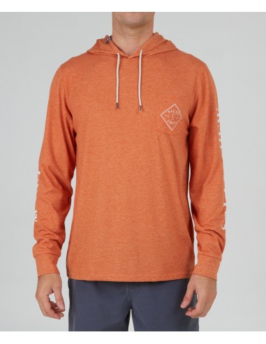 Tippet Pocket Hood Tech Tee - Rust commande en ligne