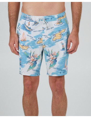 Salty Island Boardshort - Off White commande en ligne