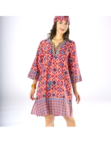 Caftan Incas Rouge la colonne vertébrale