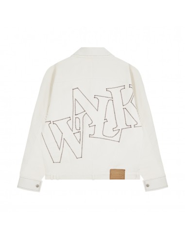 Walk in Paris & Regularkid - Veste en jean Reworked beige ou a consommer sur place