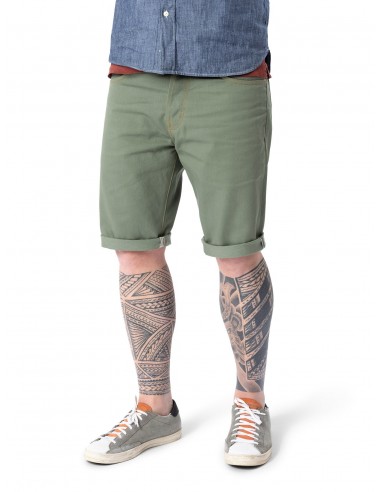 Limited Edition Short in a green lightweight Japanese selvedge l'évolution des habitudes 